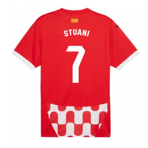 Echipament fotbal Girona Cristhian Stuani #7 Tricou Acasa 2024-25 maneca scurta Echipament fotbal Girona Cristhian Stuani #7 Tricou Acasa 2024-25 maneca scurta